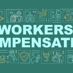 Graphic with the words Workers' Compensation on it